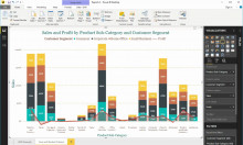 Sử dụng biểu đồ trong Power BI 