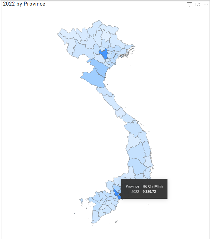 Bản đồ Power BI