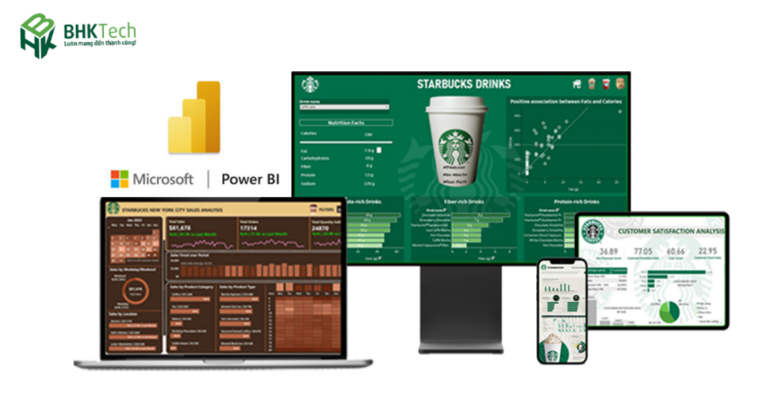 Starbucks tận dụng Power BI để phân tích dữ liệu khách hàng