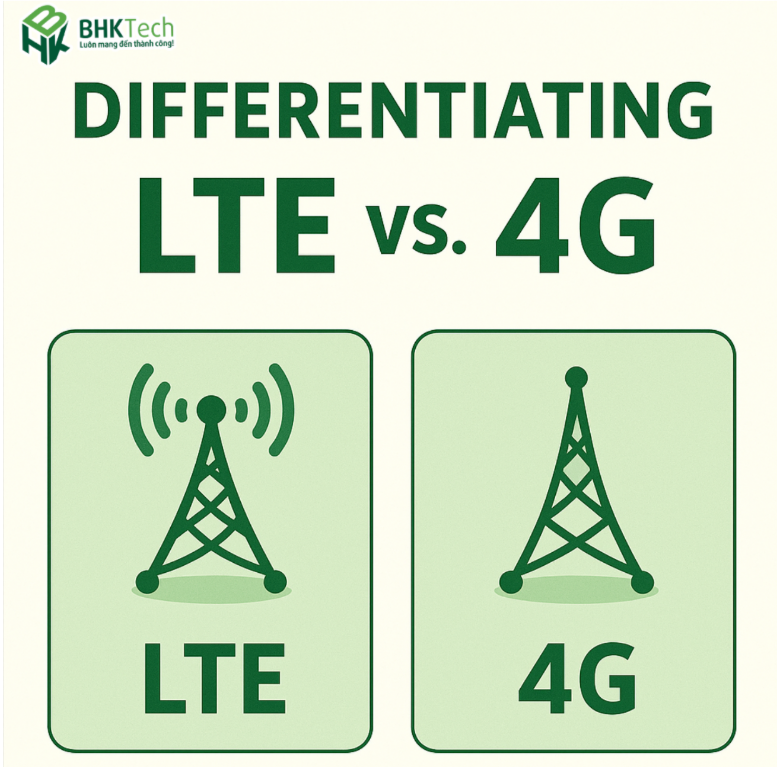 Phân biệt mạng LTE và 4G