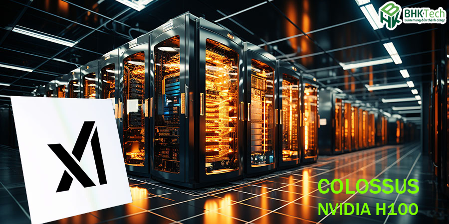 Grok 4 được huấn luyện trên siêu máy tính Colossus với hơn 200.000 GPU Nvidia