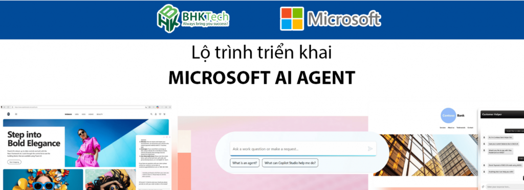 Lộ trình triển khai Microsoft AI Agent trong doanh nghiệp